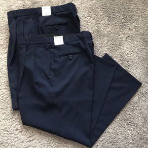 2 Pairs Navy blue Trousers